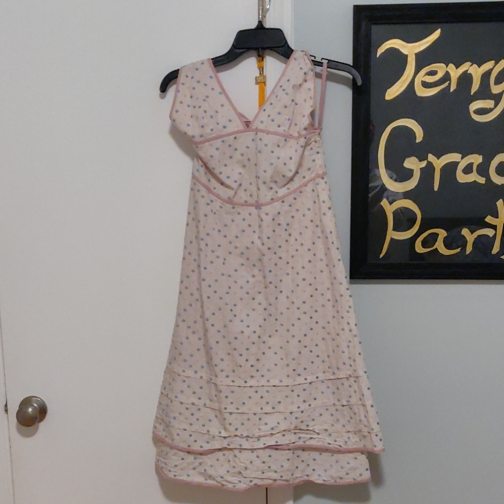 Marc Jacobs pink polka dots dress